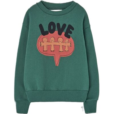 THE ANIMALS OBSERVATORY Love Freen Bear Sweatshirt 10 Y Green 10 Y THE ANIMALS OBSERVATORY Love Freen Bear Sweatshirt 10 Y Green 10 Y