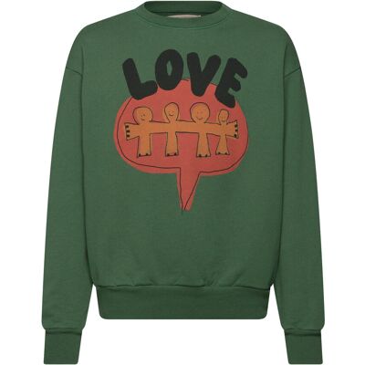 THE ANIMALS OBSERVATORY Love Freen Bear Sweatshirt 12 Y Green 12 Y THE ANIMALS OBSERVATORY Love Freen Bear Sweatshirt 12 Y Green 12 Y