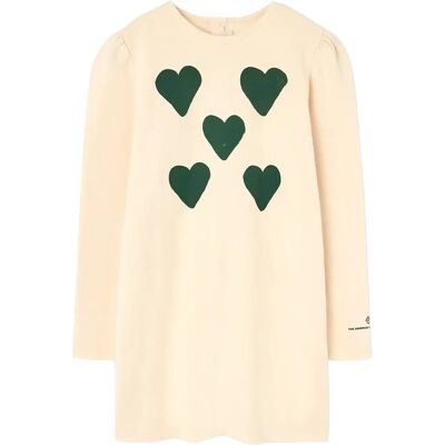THE ANIMALS OBSERVATORY Hearts Flan Yellow Buf Dress 10 Y Yellow 10 Y THE ANIMALS OBSERVATORY Hearts Flan Yellow Buf Dress 10 Y Yellow 10 Y