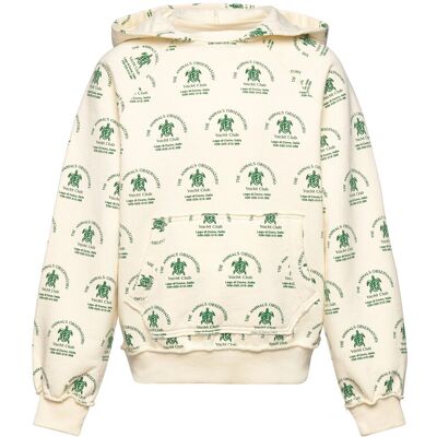 THE ANIMALS OBSERVATORY Beaver Kid Hoodie White Flowers 6 Y Patterned 6 Y THE ANIMALS OBSERVATORY Beaver Kid Hoodie White Flowers 6 Y Patterned 6 Y