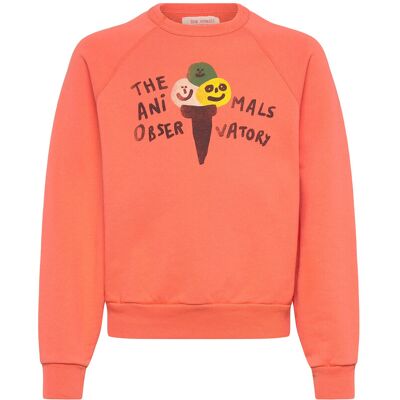 THE ANIMALS OBSERVATORY Shark Kid Sweatshirt Salmon 6 Y Orange 6 Y THE ANIMALS OBSERVATORY Shark Kid Sweatshirt Salmon 6 Y Orange 6 Y
