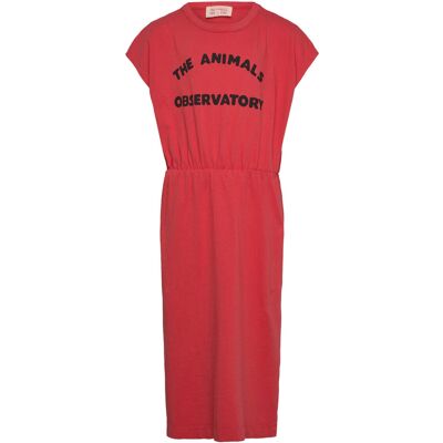 THE ANIMALS OBSERVATORY Orca Kid Midi Dress Red 3 Y Red 3 Y THE ANIMALS OBSERVATORY Orca Kid Midi Dress Red 3 Y Red 3 Y