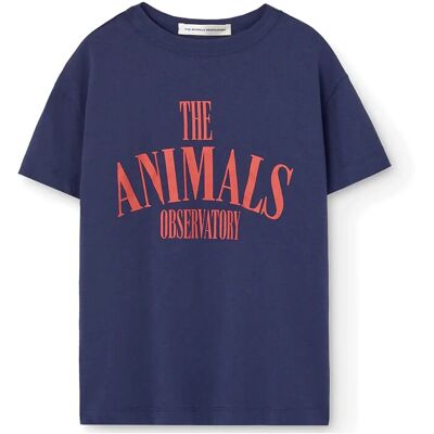 THE ANIMALS OBSERVATORY Pupfish Kid T-Shirt Raw White 8Y 128 Navy 128 THE ANIMALS OBSERVATORY Pupfish Kid T-Shirt Raw White 8Y 128 Navy 128