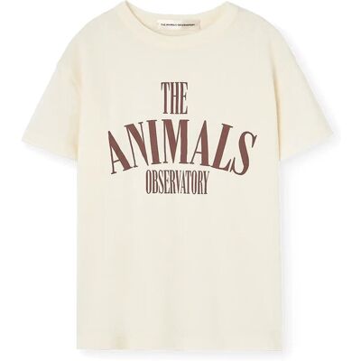 THE ANIMALS OBSERVATORY Pupfish Kid T-Shirt Raw White 8Y 98 Cream 98 THE ANIMALS OBSERVATORY Pupfish Kid T-Shirt Raw White 8Y 98 Cream 98