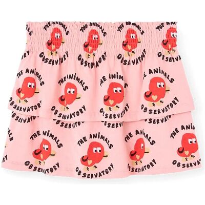 THE ANIMALS OBSERVATORY Kiwi Kid Skort Raw White 116 Pink 116 THE ANIMALS OBSERVATORY Kiwi Kid Skort Raw White 116 Pink 116