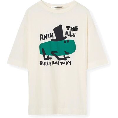 THE ANIMALS OBSERVATORY Collie Kid T-Shirt White Telephone 98 Cream 98 THE ANIMALS OBSERVATORY Collie Kid T-Shirt White Telephone 98 Cream 98
