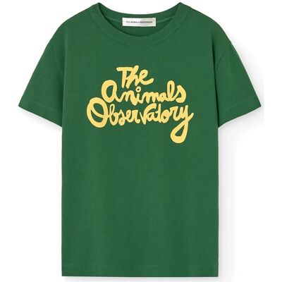 THE ANIMALS OBSERVATORY Rooster Kid T-Shirt Red 116 Green 116 THE ANIMALS OBSERVATORY Rooster Kid T-Shirt Red 116 Green 116