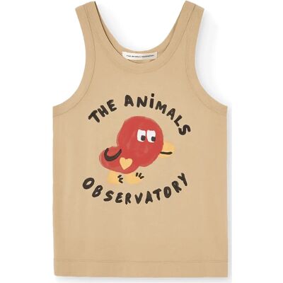 THE ANIMALS OBSERVATORY Frog Kid Tank Top Soft Pink 98 Beige 98 THE ANIMALS OBSERVATORY Frog Kid Tank Top Soft Pink 98 Beige 98