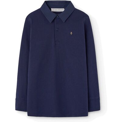 THE ANIMALS OBSERVATORY Eel Kid Polo Shirt Deep Blue 98 Navy 98 THE ANIMALS OBSERVATORY Eel Kid Polo Shirt Deep Blue 98 Navy 98