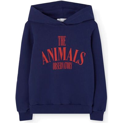 THE ANIMALS OBSERVATORY Anglefish Kid Hoodie Deep Blue 98 Navy 98 THE ANIMALS OBSERVATORY Anglefish Kid Hoodie Deep Blue 98 Navy 98