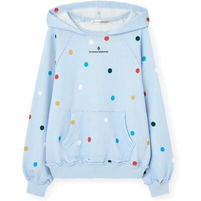 THE ANIMALS OBSERVATORY Beaver Kid Hoodie White Telephone 98 Blue 98 THE ANIMALS OBSERVATORY Beaver Kid Hoodie White Telephone 98 Blue 98