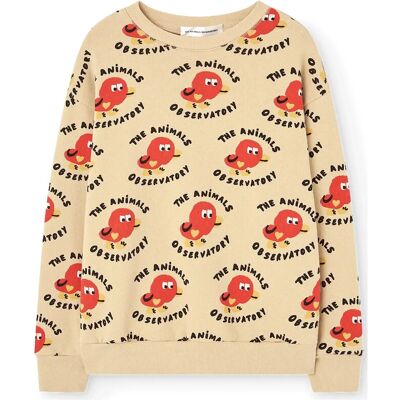 THE ANIMALS OBSERVATORY Bear Kid Sweatshirt Dark Garden 98 Beige 98 THE ANIMALS OBSERVATORY Bear Kid Sweatshirt Dark Garden 98 Beige 98