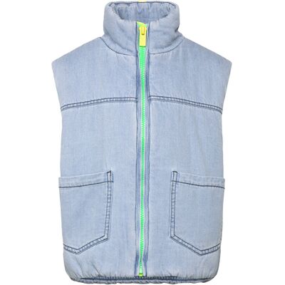 Billieblush Puffer Jacket Sleeveless 110 Blue 110 Billieblush Puffer Jacket Sleeveless 110 Blue 110