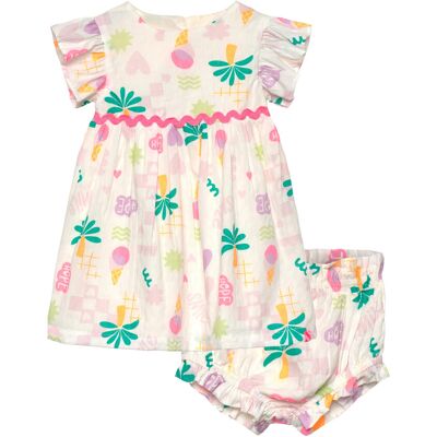 Billieblush Dress+Bloomers Set 86 Cream 86 Billieblush Dress+Bloomers Set 86 Cream 86