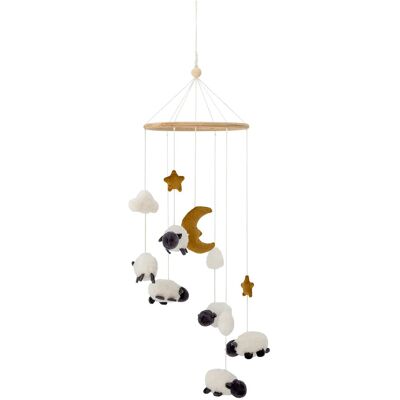 Bloomingville Dolly Mobile 75 CM White 75 CM Bloomingville Dolly Mobile 75 CM White 75 CM