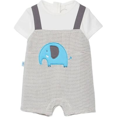 Boboli Knit Play Suit Combined For Baby -Bci 74 White 74 Boboli Knit Play Suit Combined For Baby -Bci 74 White 74