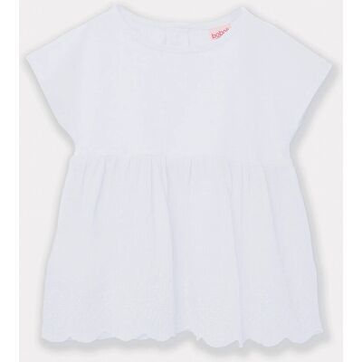 Boboli Combined T-Shirt For Girl -Bci 98 White 98 Boboli Combined T-Shirt For Girl -Bci 98 White 98