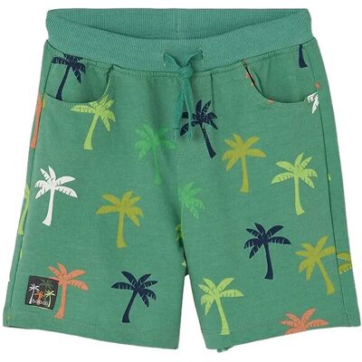 Boboli Fleece Bermuda Shorts For Boy -Bci 98 Green 98 Boboli Fleece Bermuda Shorts For Boy -Bci 98 Green 98