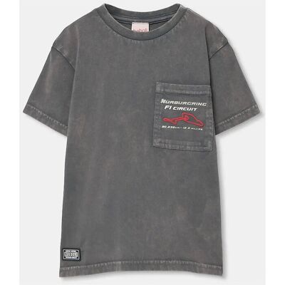 Boboli Knit T-Shirt Short Sleeves For Boy -Bci 140 Grey 140 Boboli Knit T-Shirt Short Sleeves For Boy -Bci 140 Grey 140