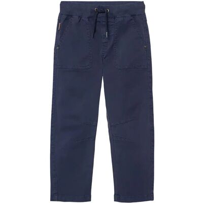 Boboli Stretch Gabardine Trousers For Boy -Bci 92 Navy 92 Boboli Stretch Gabardine Trousers For Boy -Bci 92 Navy 92