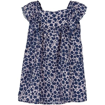 Boboli Viscose Dress Floral For Girl 104 Blue 104 Boboli Viscose Dress Floral For Girl 104 Blue 104