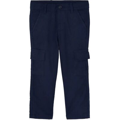 Boboli Linen Trousers For Boy -Bci 98 Navy 98 Boboli Linen Trousers For Boy -Bci 98 Navy 98
