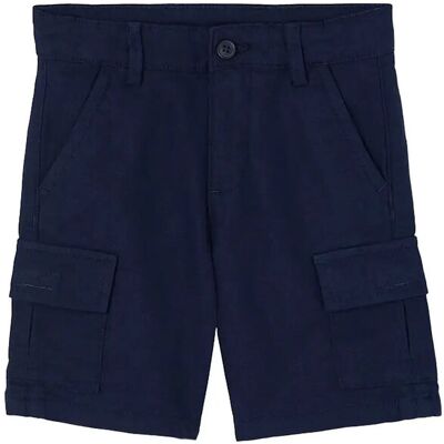 Boboli Linen Bermuda Shorts For Boy -Bci 116 Navy 116 Boboli Linen Bermuda Shorts For Boy -Bci 116 Navy 116