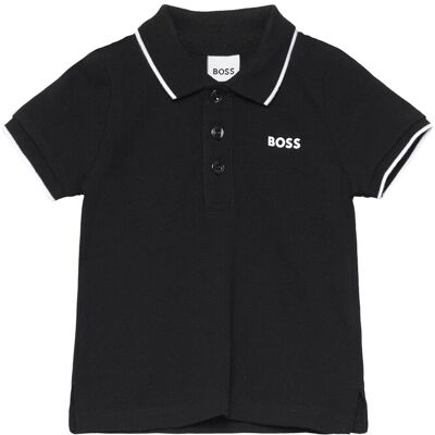 Boss Short Sleeve Polo 68/74 Black 68/74 Boss Short Sleeve Polo 68/74 Black 68/74