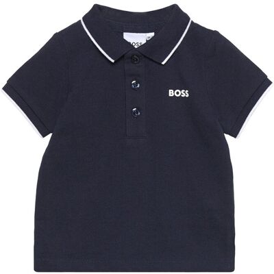 Boss Short Sleeve Polo 74 Navy 74 Boss Short Sleeve Polo 74 Navy 74