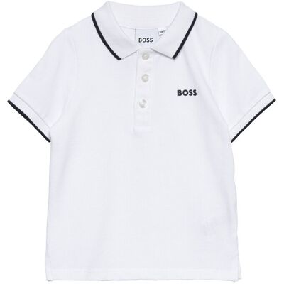 Boss Short Sleeve Polo 86 White 86 Boss Short Sleeve Polo 86 White 86