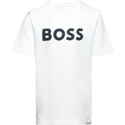 Boss Short Sleeves Tee-Shirt 128 White 128 Boss Short Sleeves Tee-Shirt 128 White 128