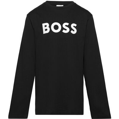 Boss Long Sleeve T-Shirt 152 Black 152 Boss Long Sleeve T-Shirt 152 Black 152