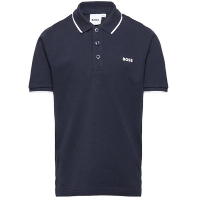 Boss Short Sleeve Polo 140 Navy 140 Boss Short Sleeve Polo 140 Navy 140