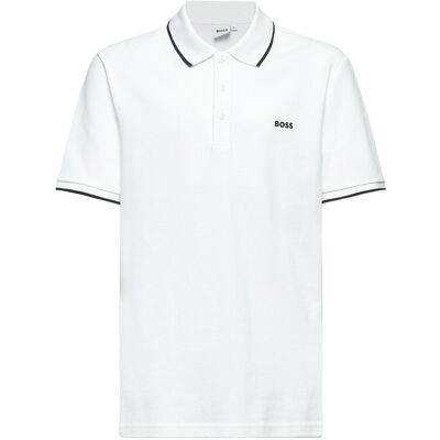 Boss Short Sleeve Polo 140 White 140 Boss Short Sleeve Polo 140 White 140