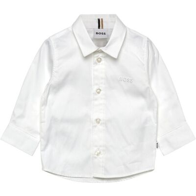 Boss Long Sleeved Shirt 81 White 81 Boss Long Sleeved Shirt 81 White 81