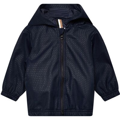 Boss Hooded Windbreaker 81 Navy 81 Boss Hooded Windbreaker 81 Navy 81