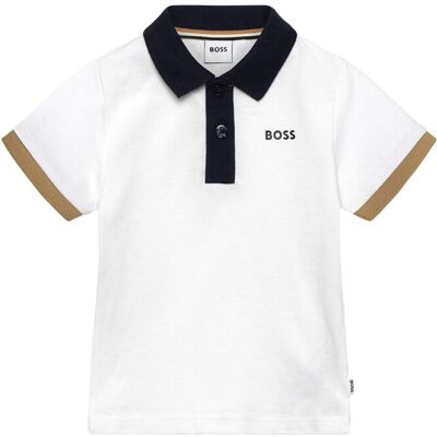 Boss Short Sleeve Polo 81 White 81 Boss Short Sleeve Polo 81 White 81