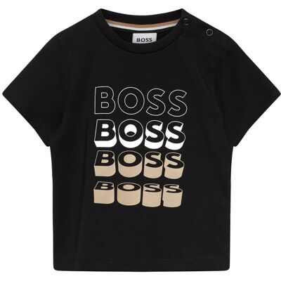 Boss Short Sleeves Tee-Shirt 81 Black 81 Boss Short Sleeves Tee-Shirt 81 Black 81