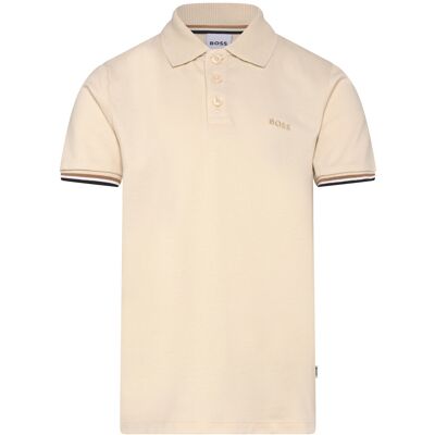 Boss Short Sleeve Polo 110 Beige 110 Boss Short Sleeve Polo 110 Beige 110