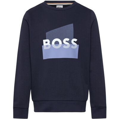 Boss Sweatshirt 110 Navy 110 Boss Sweatshirt 110 Navy 110