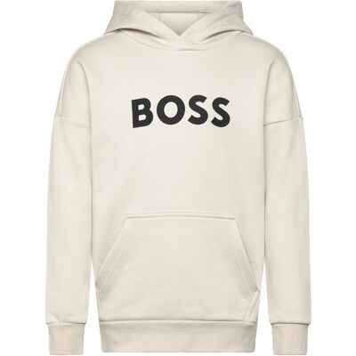 Boss Hooded Sweatshirt 138 Cream 138 Boss Hooded Sweatshirt 138 Cream 138