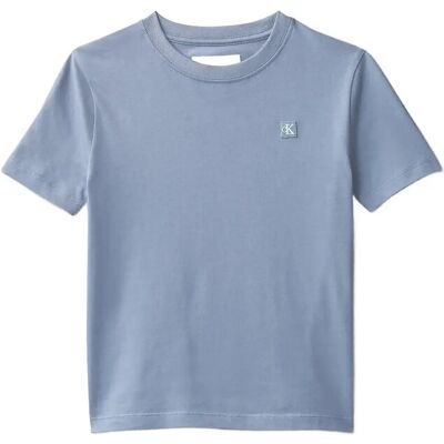 Calvin Mono Mini Badge Reg T-Shirt 164 Blue 164 Calvin Mono Mini Badge Reg T-Shirt 164 Blue 164