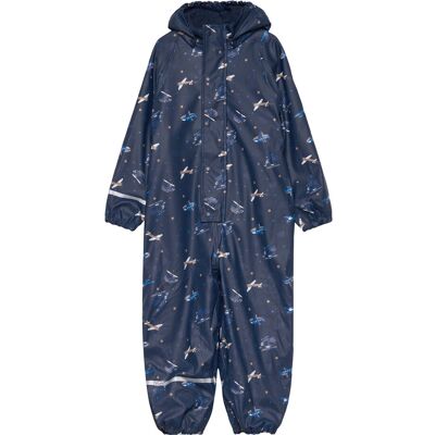 CeLaVi Rainwear Suit -Aop, W.fleece 70 Blue 70 CeLaVi Rainwear Suit -Aop, W.fleece 70 Blue 70