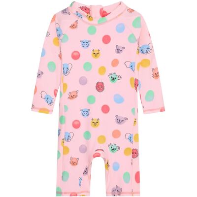 Color Kids Baby Suit L/S, Aop - Upf 60 74 Pink 74 Color Kids Baby Suit L/S, Aop - Upf 60 74 Pink 74