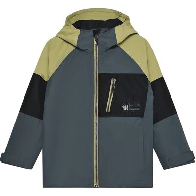 Color Kids Jr. Jacket, Colorblock 122 Grey 122 Color Kids Jr. Jacket, Colorblock 122 Grey 122