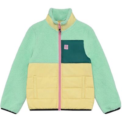 Color Kids Fleece Jacket W. Quilt 134 Patterned 134 Color Kids Fleece Jacket W. Quilt 134 Patterned 134