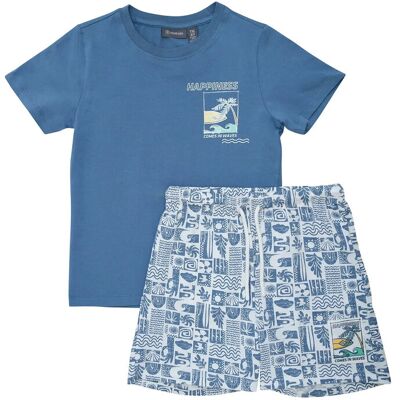 Color Kids T-Shirt & Shorts Set 110 Blue 110 Color Kids T-Shirt & Shorts Set 110 Blue 110