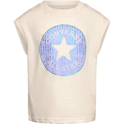 Converse Kt-S/S Knit Top 140/155CM Beige 140/155CM Converse Kt-S/S Knit Top 140/155CM Beige 140/155CM