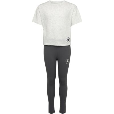 Converse Cnvg Boxy Tee & Legging Set 155/159 Grey 155/159 Converse Cnvg Boxy Tee & Legging Set 155/159 Grey 155/159