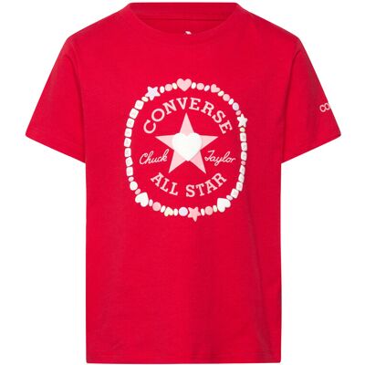 Converse S/S Tee 13/15Y Red 13/15Y Converse S/S Tee 13/15Y Red 13/15Y